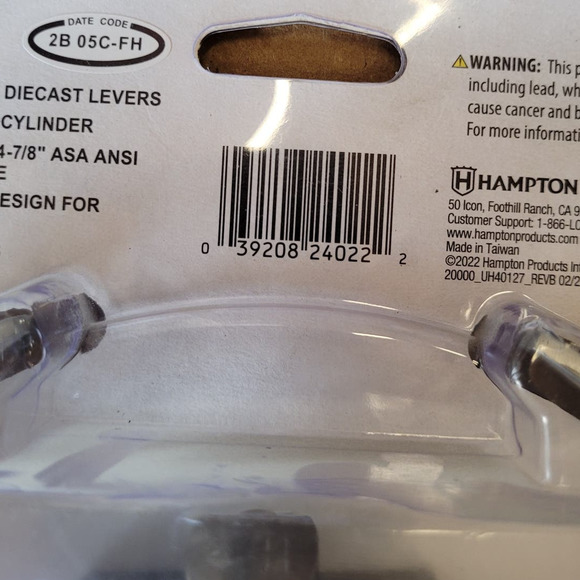 Commercial Keyed Curved Lever Cylindrical UL 3Hr Fire ANSI Grd 2, Satin Chrome - Picture 11 of 12